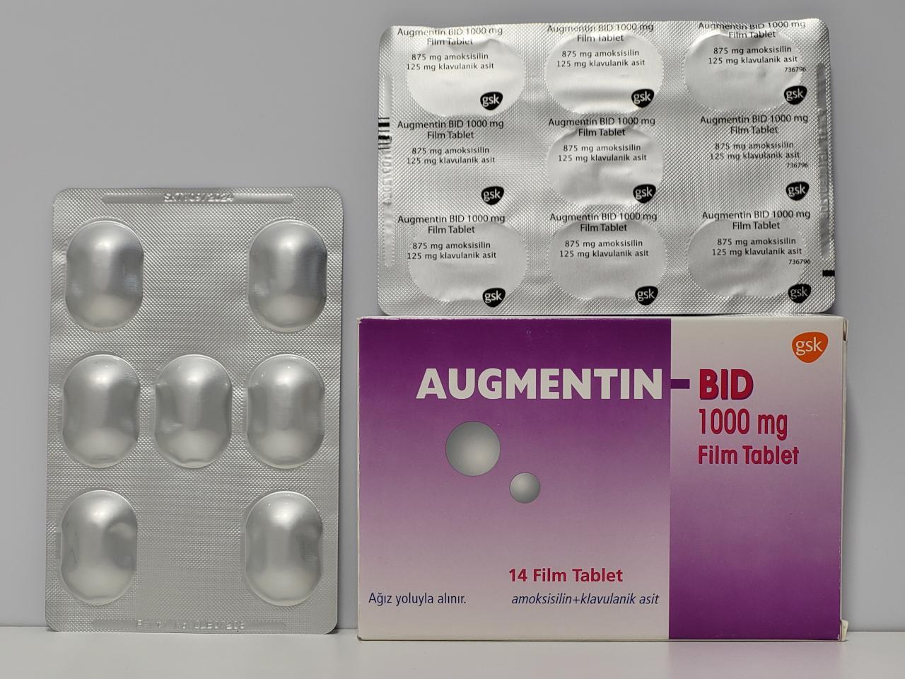 Amoxicillin & Clavulanic Acid – 14 tb/1000 mg – GSK- exp. 2028 (shipped from Spain)